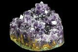 Purple Amethyst Crystal Heart - Uruguay #76796-1